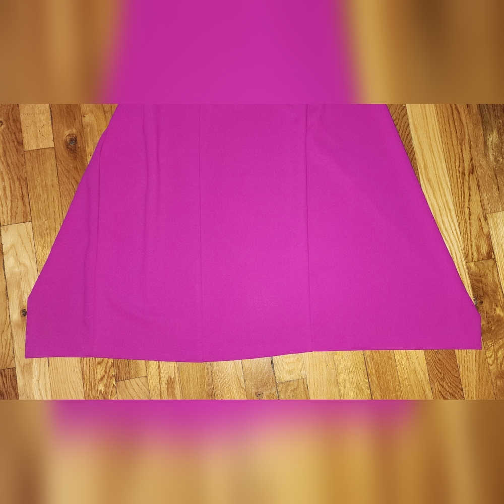 Fuchsia one shoulder dress - Picture 7 of 8